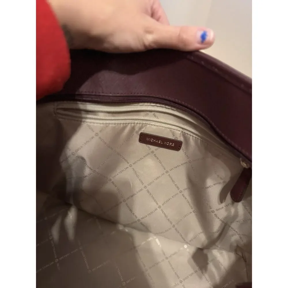 Michael Kors Saffiano Leather Tote Bag